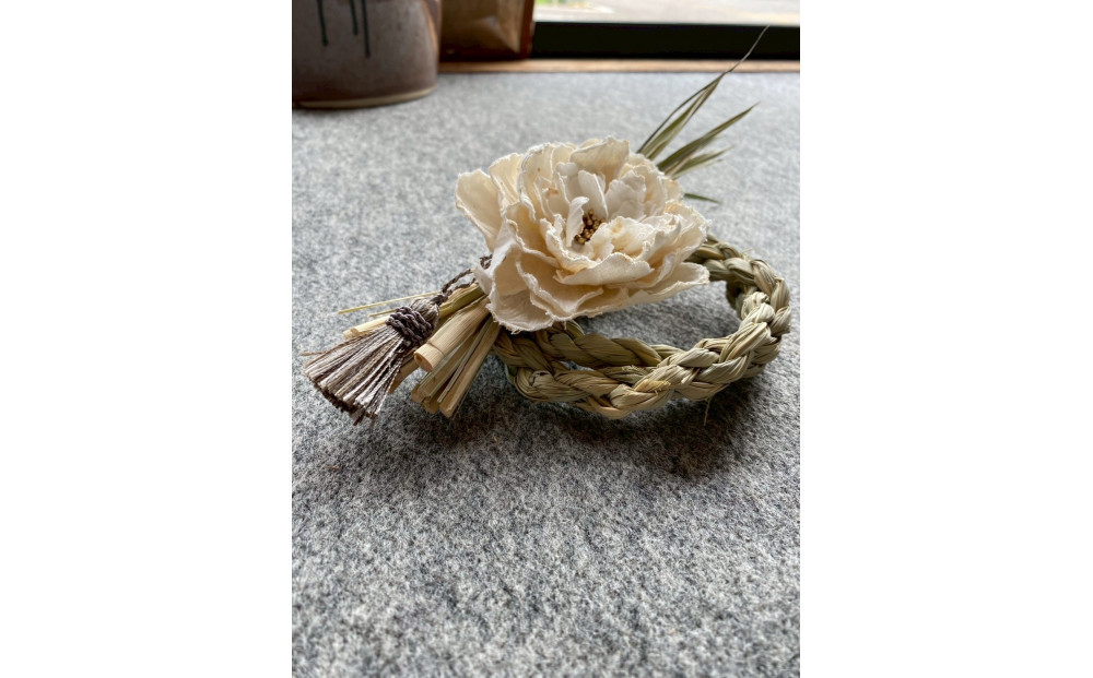 MAKOMO布花リース（縁）enishi