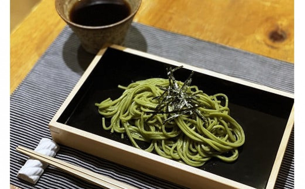 出雲市産出雲抹茶使用！出雲の茶そば24人前 災害備蓄品 ローリングストック