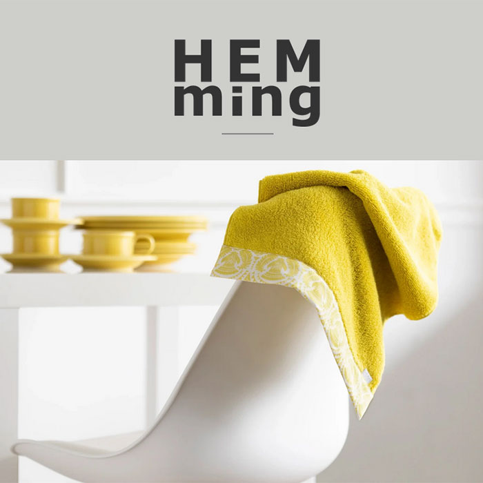 HEMming  フェイスタオル 2枚セット　BOOK BOX入【2_5-015】