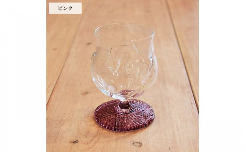 ビアグラス（小）ピンク