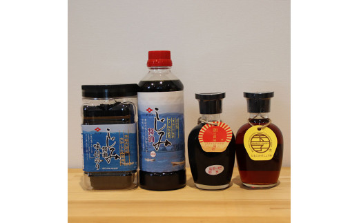 和食でおいしい朝食専用醤油と海苔・ごまふりかけセット【1_2-050】
