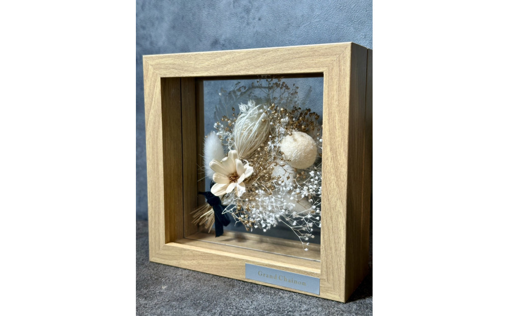 フレームフラワー（カードル）【ホワイト】