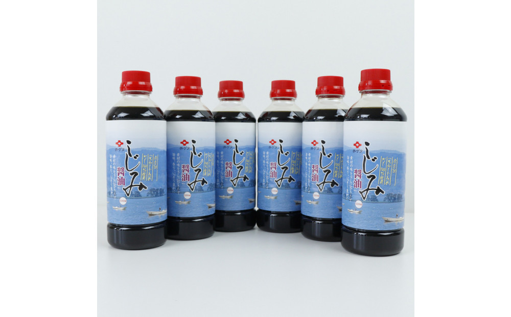 井ゲタ醤油　宍道湖の『しじみ醤油』500ml 6本セット
