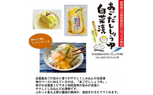 【3か月定期便】出雲漬物 季節の詰合せセット（7～9月）