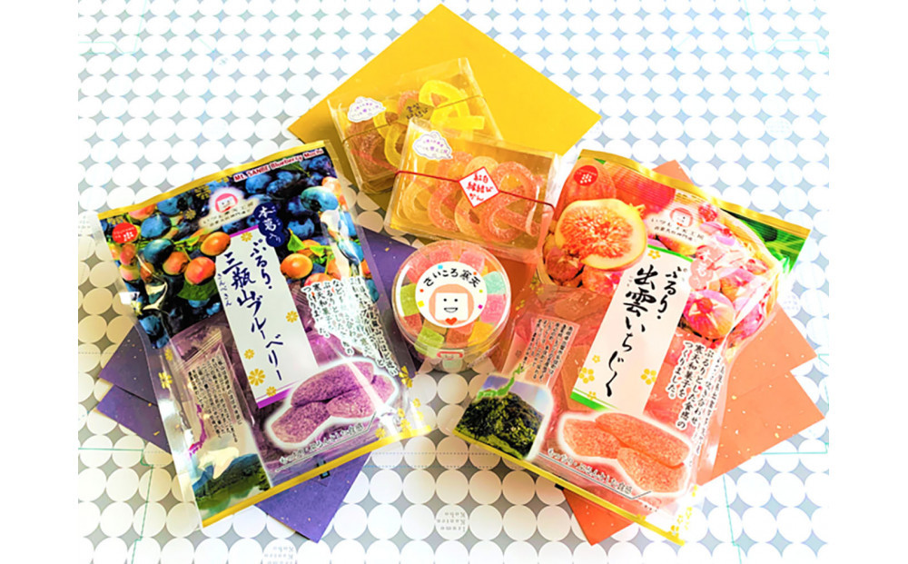 いづも寒天工房 出雲大社参道本店の寒天和菓子などの詰合せ5品・縁結