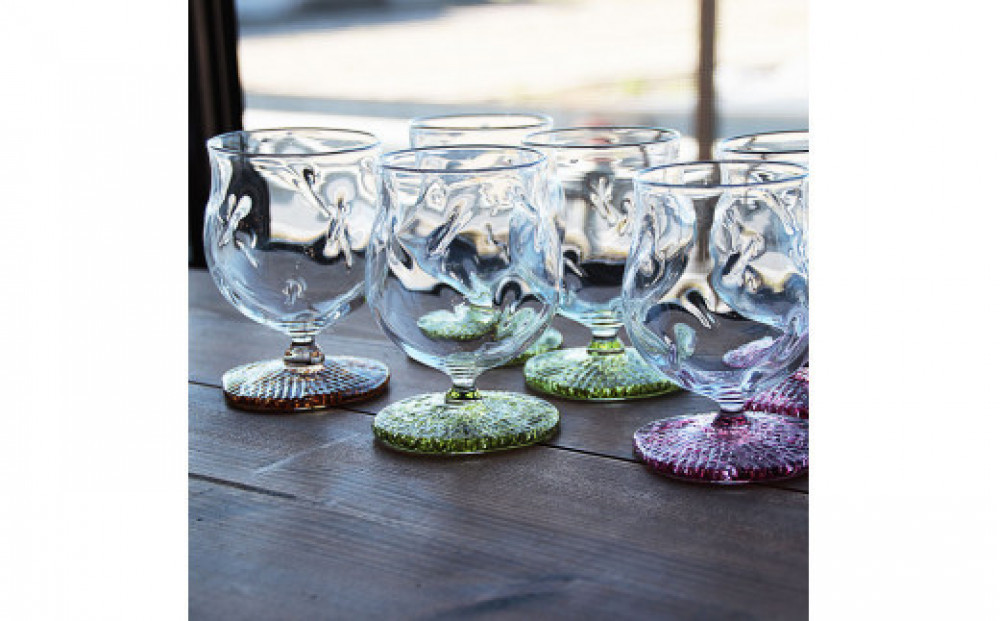 ビアグラス（小）ピンク