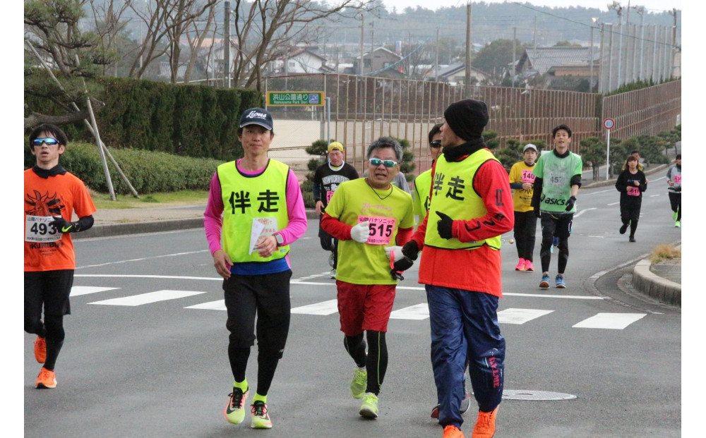 åºé²ãã«ã³ããã©ãœã³å€§äŒåºèµ°æš© ïŒããŒããã©ãœã³ã³ãïŒïŒkmïŒ