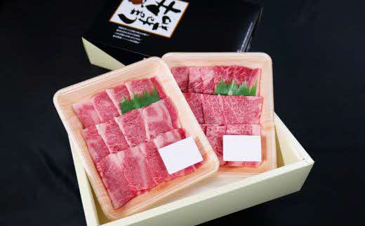 しまね和牛 焼肉用2種セット（肩ロース、カルビ）560g