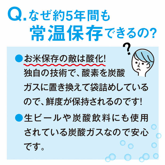 奇跡の 五年冬眠米 5kg ／ 長期保存 常温 5年保存 米 BG 無洗米 きぬむすめ パック 保存食 備蓄 災害 防災 船舶用