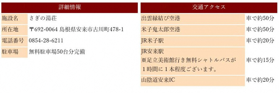 さぎの湯荘 ご宿泊券 30,000円分