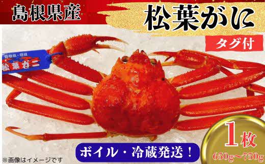 松葉ガニ650g～750g（1枚入り）