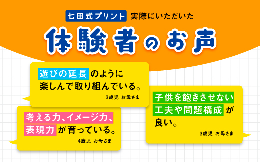 江津市限定返礼品 七田式プリントB 3歳半〜5歳 SC-50