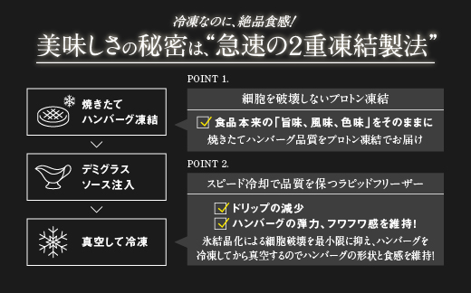 まる姫ポークと国産牛の贅沢デミグラスハンバーグ 140g×10個(総重量 1.4kg) 【CO-1】