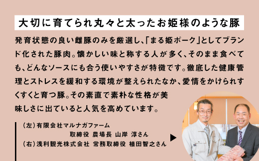 まる姫ポーク　切り落とし1.5kgと粗ミンチ1.5kg　合計3kg　定期便【5ヶ月】