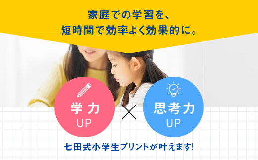 津市限定返礼品 七田式小学生プリント 右脳思考1 SC-69