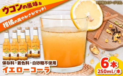 コーラ すぐ飲めるイエローコーラ 250ml×6本セット ジュース 手作り ソフトドリンク スパイス 健康 コーラ 健康 爽やか クラフトコーラ ご当地コーラ ソフトドリンク ジュース 炭酸 スパイス ハーブ 飲料 健康 美容 手作り お取り寄せ 飲み比べ 詰め合わせ 人気 おすすめ ご当地 お土産 手土産 雲南 島根県雲南市/出雲SPICE LAB. [AIAD002]