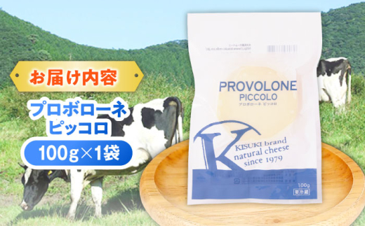 チーズ プロボローネ　ピッコロ 1個 100g | チーズ 人気 おすすめ 乳製品 プロボローネ ピッコロ 100g 1個 小型 ナチュラルチーズ 木次乳業 きすき 冷蔵 産地直送 お取り寄せグルメ ご当地グルメ 国産 国内製造 美味しい 加熱料理 ピザ パスタ グラタン トースト おつまみ つまみ ワインのお供 濃厚 マイルド 熟成 島根県雲南市/木次乳業有限会社 [AIBH025]