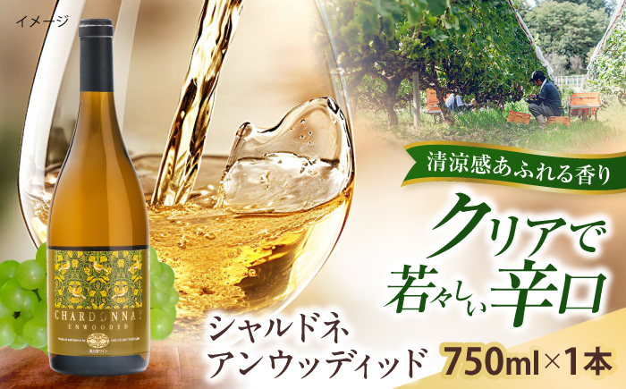 シャルドネアンウッディッド 1本 750ml 白ワイン 国産 島根県雲南市/有限会社奥出雲葡萄園 [AICS119]