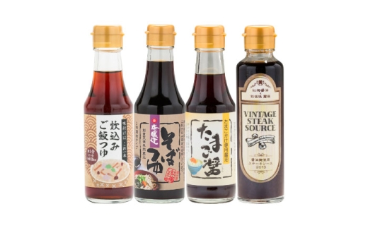 お醤油屋さんのちょいたしセット 調味料 だし かつおだし 醤油 しょうゆ こいくち みりん ギフト 詰め合わせ お歳暮 島根県雲南市/有限会社紅梅しょうゆ [AICV067]