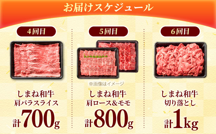 【全6回定期便】島根和牛プレミアセット 和牛 牛肉 定期便 肉 焼肉 すき焼き / 島根県雲南市 / フジキコーポレーション株式会社 [AIEA013]