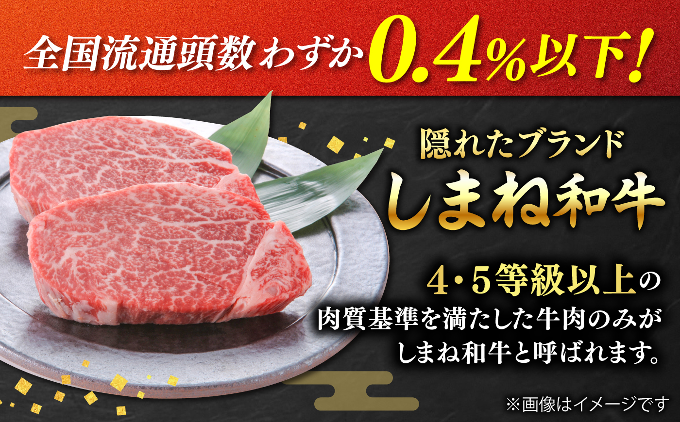 【月10個限定】【全12回定期便】しまね和牛＜ステーキ3種コース/計4.8kg＞ 毎月違う部位が届く 各400g（シャトーブリアン・サイコロステーキ・サーロインステーキ）島根和牛 ブランド牛 セット 詰め合わせ 牛肉 精肉 島根県雲南市/有限会社宮本食肉店 [AIDQ011]