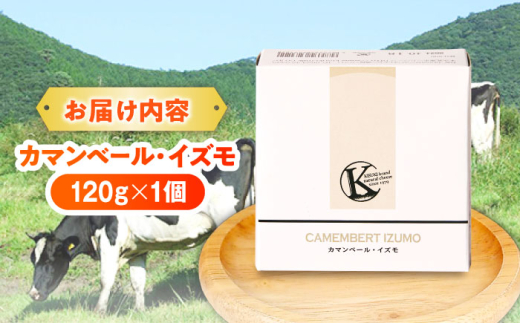 カマンベールチーズ カマンベール・イズモ 1個 120g | チーズ 人気 おすすめ 乳製品 カマンベールチーズ カマンベール イズモ 120g 1個 白カビチーズ ナチュラルチーズ 木次乳業 きすき 冷蔵 産地直送 お取り寄せグルメ ご当地グルメ 国産 国内製造 美味しい おつまみ つまみ ワインのお供 クリーミー 濃厚 マイルド 熟成 島根県雲南市/木次乳業有限会社 [AIBH022]