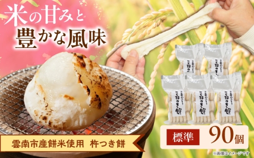 杵つき餅（丸餅）　860g×5袋　餅 もち 切もち 切り餅 丸餅 お正月 雲南市産 本格 杵つき 島根県雲南市/株式会社大東農産加工場 [AIEG004]