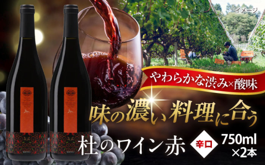 奥出雲葡萄園 杜のワイン赤 2本セット ワイン お酒 ギフト 国産 熟成ワイン 熟成 酒 赤 赤ワイン 辛口 果実酒 お祝 贈答用 アルコール フルボトル 飲料 島根県雲南市/有限会社奥出雲葡萄園 | 赤ワインセット おすすめ 人気 詰め合わせ 2本 ワインギフト プレゼント 贈り物 パーティー 家飲み 宅飲み 晩酌 誕生日 記念日 クリスマス お試し [AICS060]
