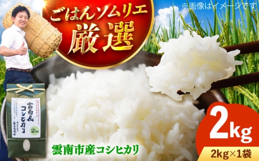 お米 雲南市産コシヒカリ 2kg 島根県雲南市/有限会社藤本米穀店 こしひかり コシヒカリ 米 こめ おこめ はくまい 精米 コメ 2キロ 使いやすい ごはん ご飯 おにぎり お弁当 朝ごはん 朝食 食卓 主食 グルメ おいしい ふっくら もちもち 食感 冷めても美味しい 国産 新生活 一人暮らし 家族 ご当地 ごはんソムリエ おすすめ 人気 お取り寄せ 贅沢  [AIDB104]