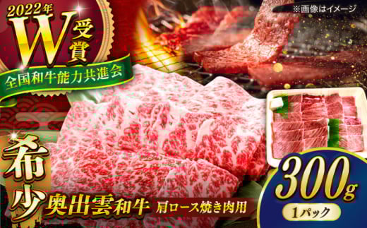 焼肉 【奥出雲和牛】肩ロース焼き肉用 （300g×1P） / 牛肉 焼肉 焼き肉 やきにく 焼き肉用 和牛 わぎゅう 奥出雲和牛 肩ロース肉 黒毛和牛 ブランド牛 冷凍 贅沢焼肉 お祝い焼肉 牛 霜降り肉 焼肉 焼肉用 おかず 料理 ご褒美 自宅用 肉300g 美味しい焼肉 高級 人気 おすすめ 300g 島根 雲南 島根県雲南市/島根県農業協同組合 雲南地区本部 畜産加工所 [AIBQ007]