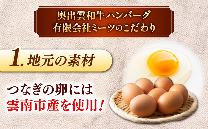 ＜幻の黒毛和牛＞ふるさと納税限定 奥出雲和牛ハンバーグ 10個（1個あたり150g）牛肉 島根和牛 ハンバーグ 島根県雲南市/株式会社ミーツ [AIEQ003]