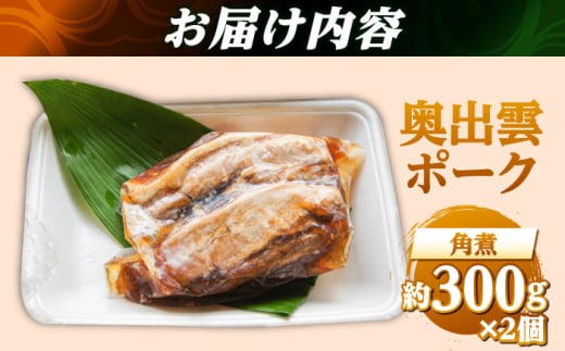 惣菜 奥出雲ポークの角煮 2個セット | 奥出雲 ポーク 角煮 惣菜 老舗 鶏肉 豚肉 ぶたにく 和食 詰め合わせ お弁当 おかず お取り寄せ 簡単調理 美味しい ご当地 人気 おすすめ ご当地グルメ 惣菜 おかず セット 漬け焼き ご褒美 贅沢 食事 晩御飯 そうざい ご飯のおとも 使いやすい おつまみ 肉 自慢の一品 雲南 出雲 奥出雲 島根県雲南市/株式会社由多香 [AIBA009]