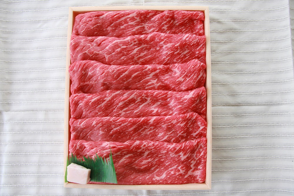 奥出雲和牛赤身スライス450g【赤身 すきやき しまね和牛 黒毛和牛 贈答用 冷蔵 チルド 日時指定Ａ-6】