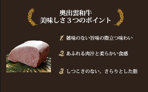 奥出雲和牛のプレミアムローストビーフモモ300ｇ・ハンバーグ13ｇ×4個【しまね和牛 冷凍 ローストビーフ ギフト 贈答用 おもてなし パーティー D-118】