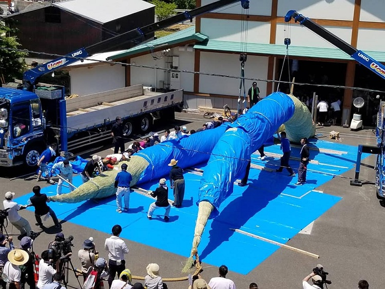 しめ縄（大黒じめ）【 お正月 飾り 職人 手作り 注連縄 出雲大社 大注連縄 大しめ縄 伝統  Ｄ-22】
