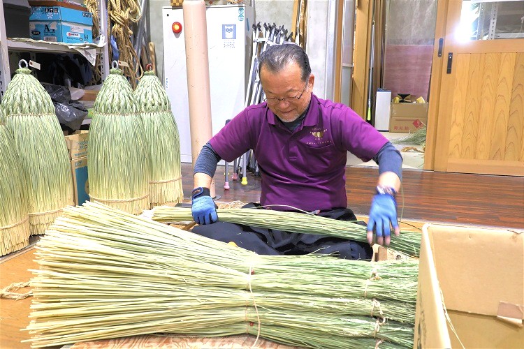 しめ縄（大黒じめ）【 お正月 飾り 職人 手作り 注連縄 出雲大社 大注連縄 大しめ縄 伝統  Ｄ-22】