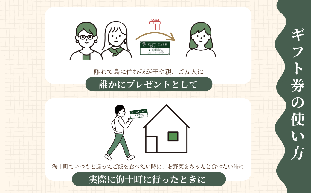 【大切な方へ贈る、島の優しさ】我が子に食べさせたい完全無添加のうちのごはん「ギフト券」/ 海士町 ギフト うちのごはん 惣菜 券