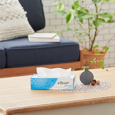 エリエール ティシュー 180組5箱×12パック(60箱)【配送不可地域：離島・北海道・沖縄県】【1352850】