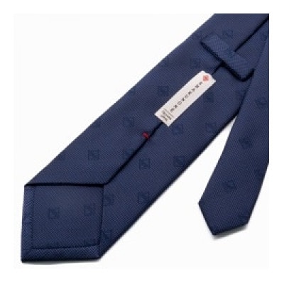 【天満屋選定品】SHAKUNONE オリジナルロゴネクタイ　誠実な淡紺【配送不可地域：離島】【1629631】