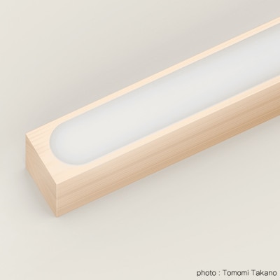 ヒノキの角材ライト【1403764】