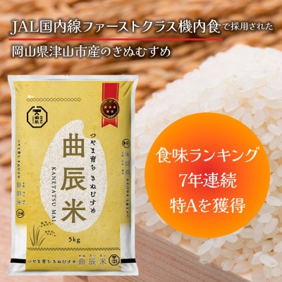 【岡山県津山市産】曲辰米5kg(きぬむすめ)【1297047】