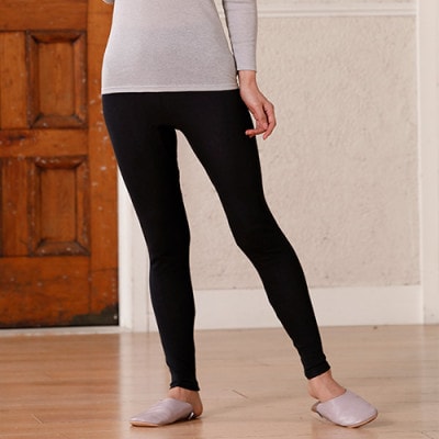 着る岩盤浴BSファイン　レディスタイツ【Mサイズ/ブラック】【1475652】