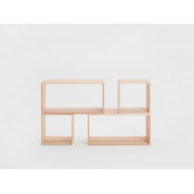 スギのストライプボックス　ラージ　TSUYAMA FURNITURE【1343709】