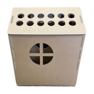 3層強化ダンボールハウス 【大】【1437518】