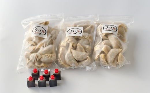 津山黒豚手作り冷凍生餃子(60個セット)【配送不可地域：離島】【1339814】