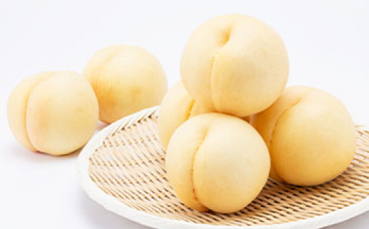 【先行予約・2026年9月上旬頃より発送予定】しっかりした果肉と果汁たっぷり岡山の白桃(2kg箱)【配送不可地域：離島】【1711993】