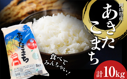 食べてみんちゃい！ 岡山県産米 あきたこまち 米 お米 ブランド米 銘柄米 備蓄 日本米 コメ ごはん ご飯 食品 TY0-0671