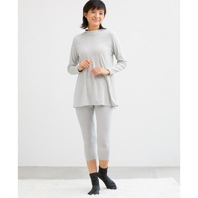 着る岩盤浴BSファイン　しっとりぽかぽかソックス【Lサイズ/ブラック】【1383984】