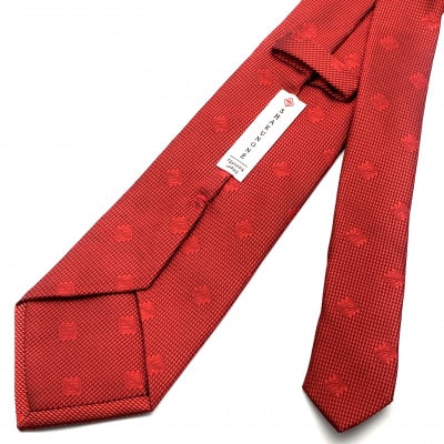 SHAKUNONE　ベーシックロゴネクタイ　深紅【1268829】