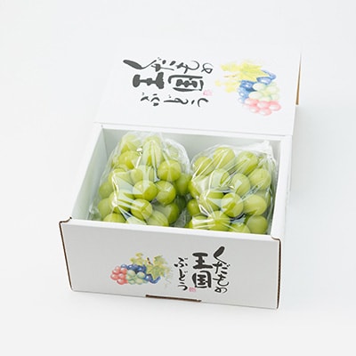 【2025年お届け】岡山県産 シャインマスカット  約1.2kg(2房)【配送不可地域：離島】【1332985】